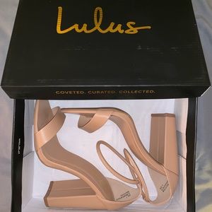 Lulu’s Ankle Strap Heels